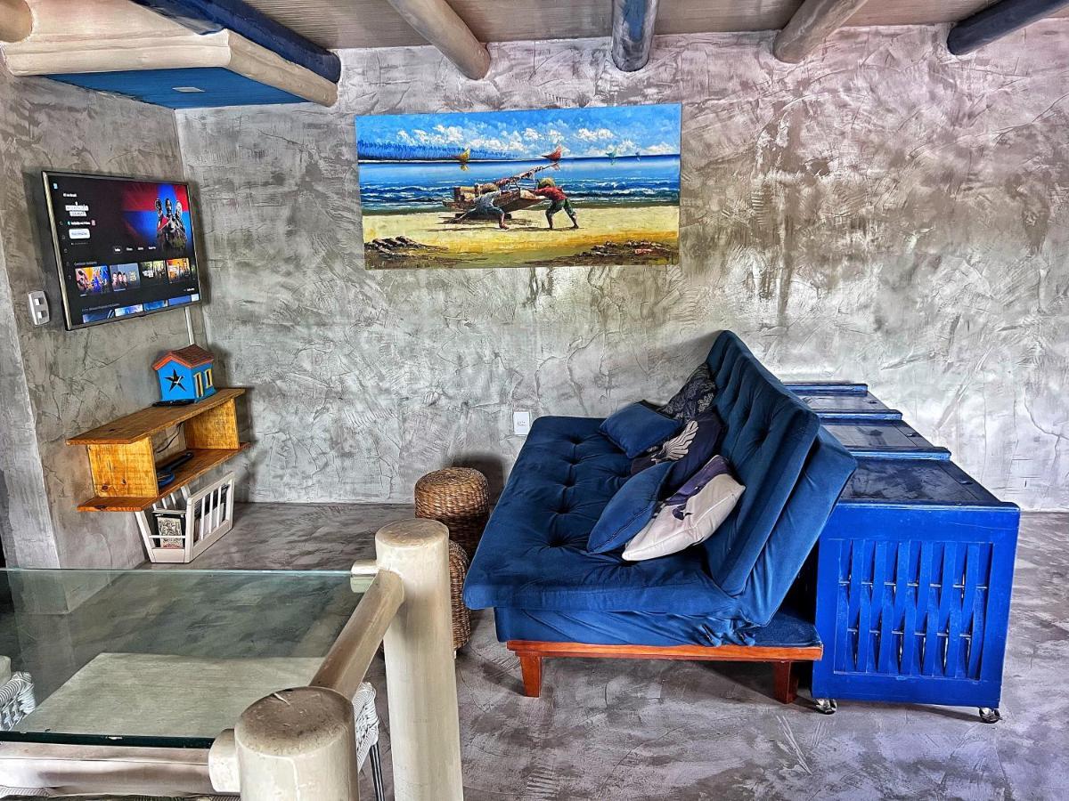 Casinha Azul Caraiva - Casa Completa Na Beira Do Rio Villa Dış mekan fotoğraf