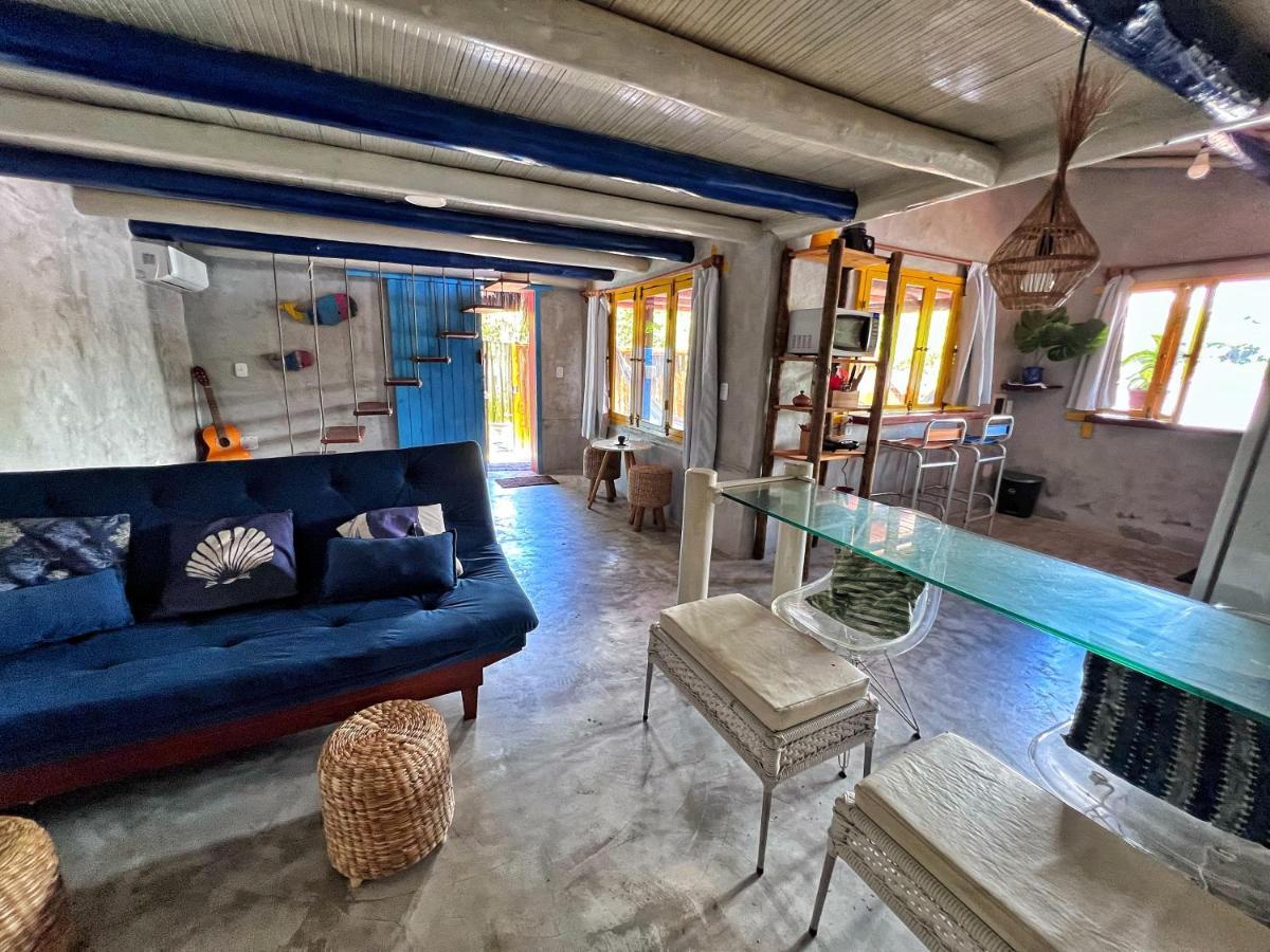Casinha Azul Caraiva - Casa Completa Na Beira Do Rio Villa Dış mekan fotoğraf
