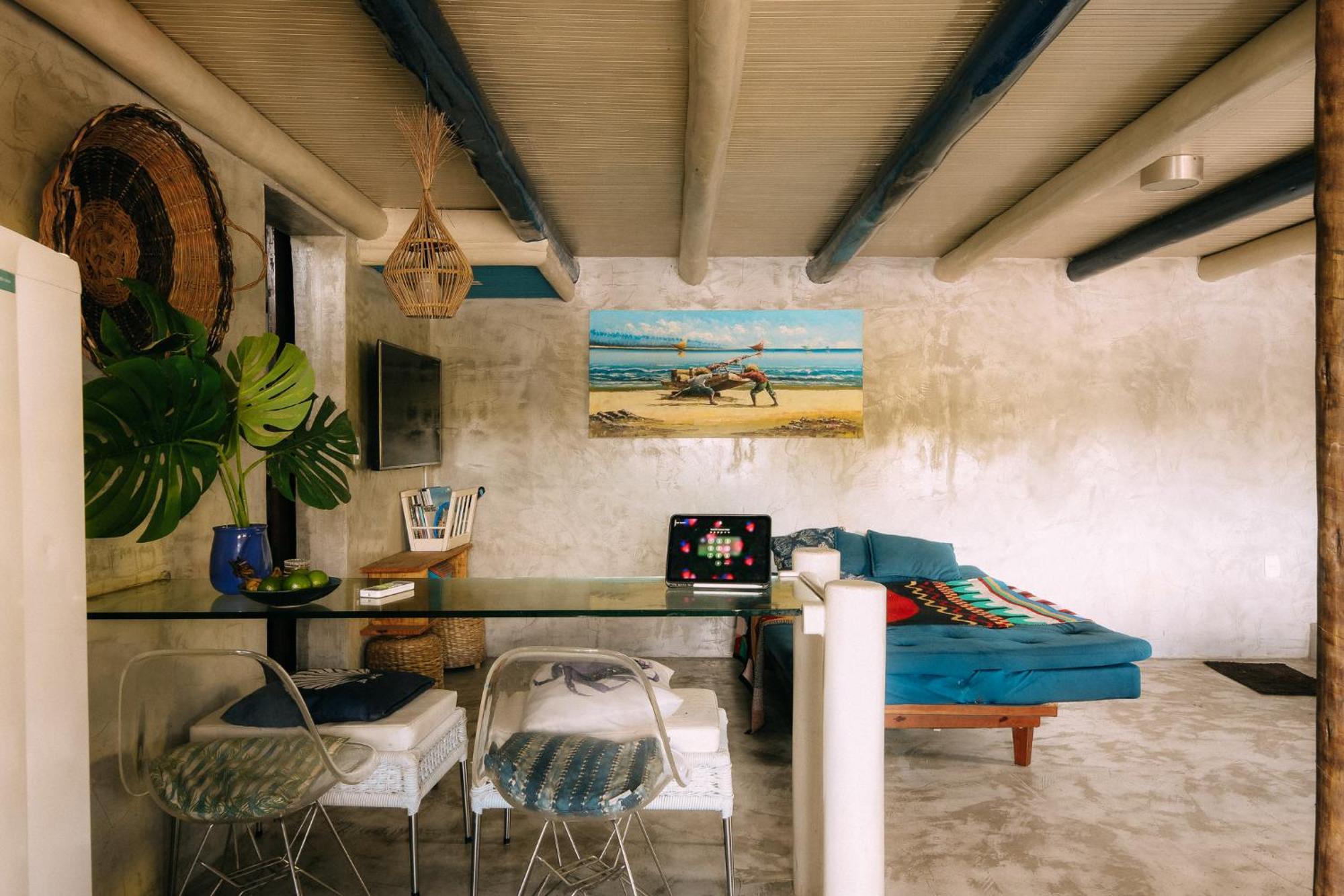 Casinha Azul Caraiva - Casa Completa Na Beira Do Rio Villa Dış mekan fotoğraf