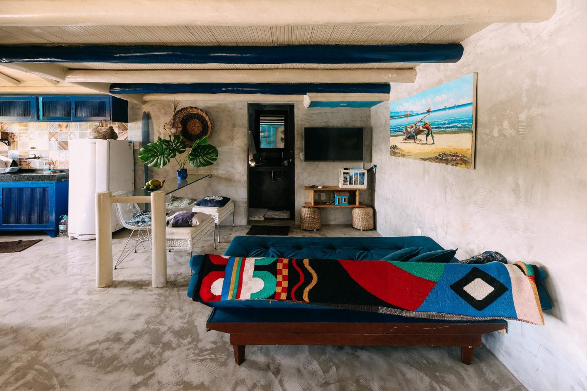 Casinha Azul Caraiva - Casa Completa Na Beira Do Rio Villa Dış mekan fotoğraf